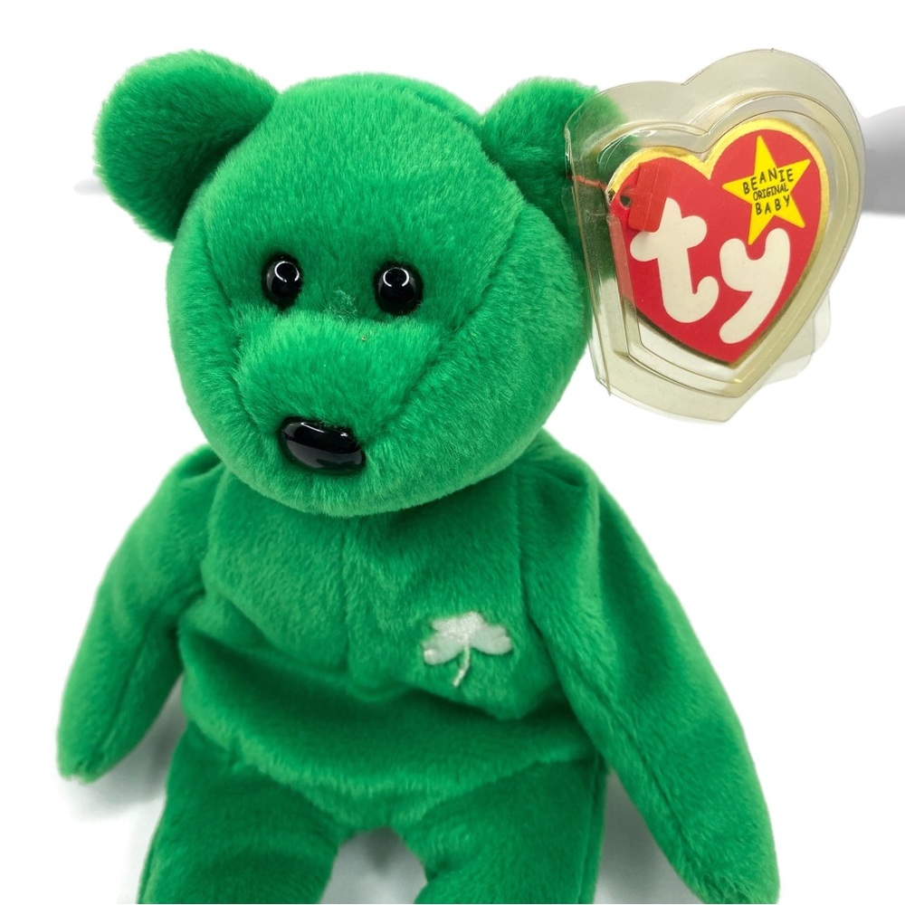 Vintage Ty Beanie Baby Original Erin Bear 1997 New With Original tags